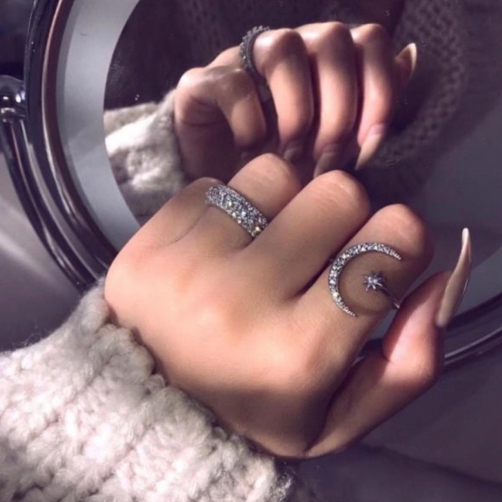✨SOLD OUT✨Star & Moon Adjustable Ring✨ - Picture 6 of 11
